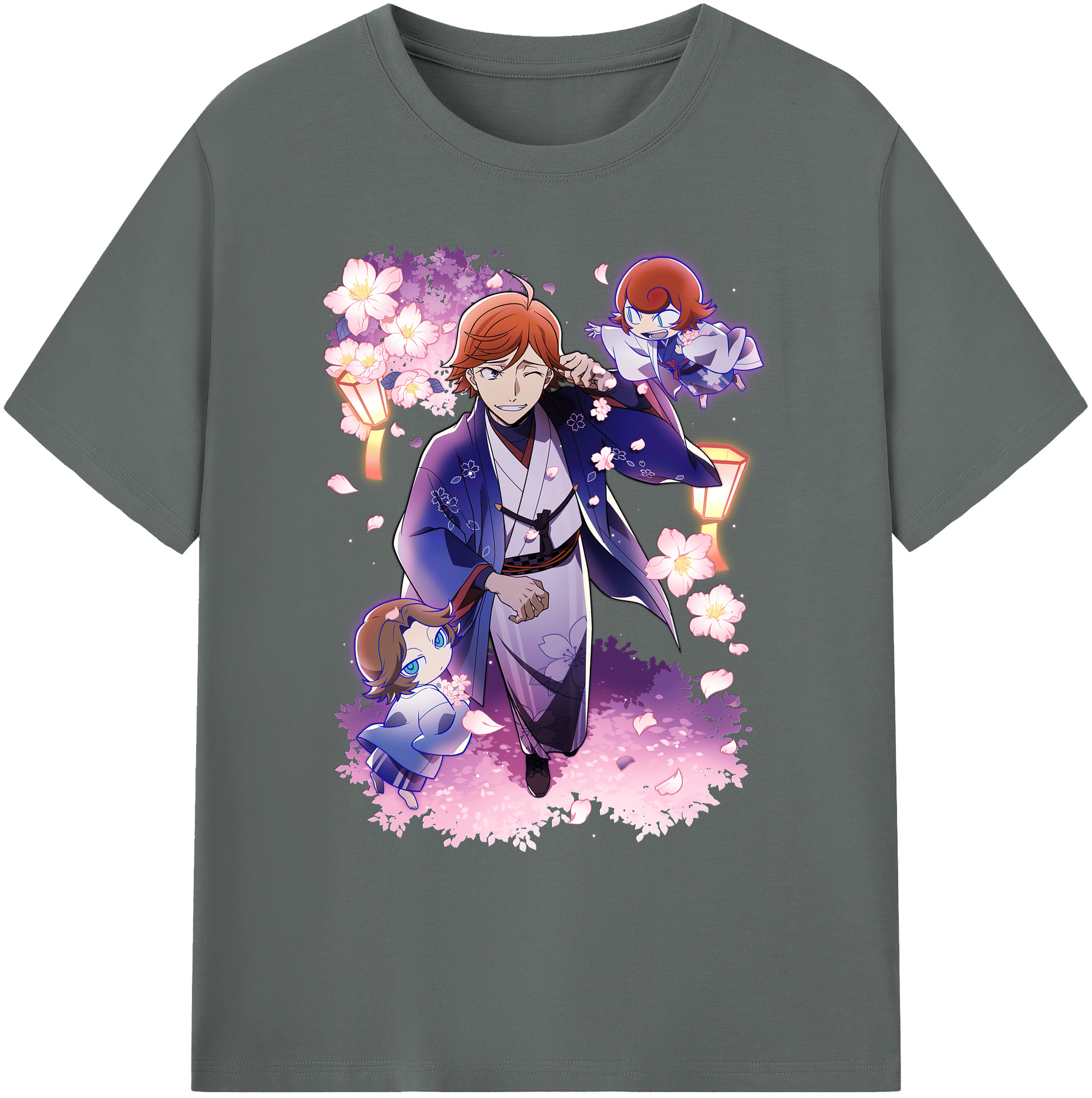 （画像用） 文豪ストレイドッグス Bungo Stray Dogs 綿100％ メンズ半袖Tシャツ｜肌触りやわらか＆通気性